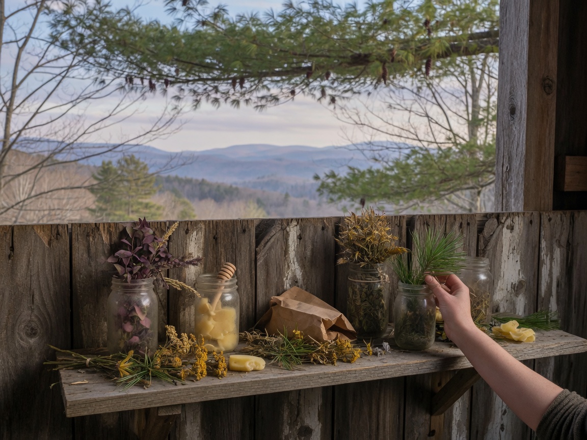 Foraging White Pine Needles for Winter Tea in Appalachia — tree by tree