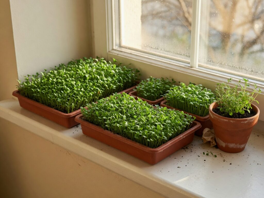 How to Grow Microgreens on a Windowsill (No Yard Needed)