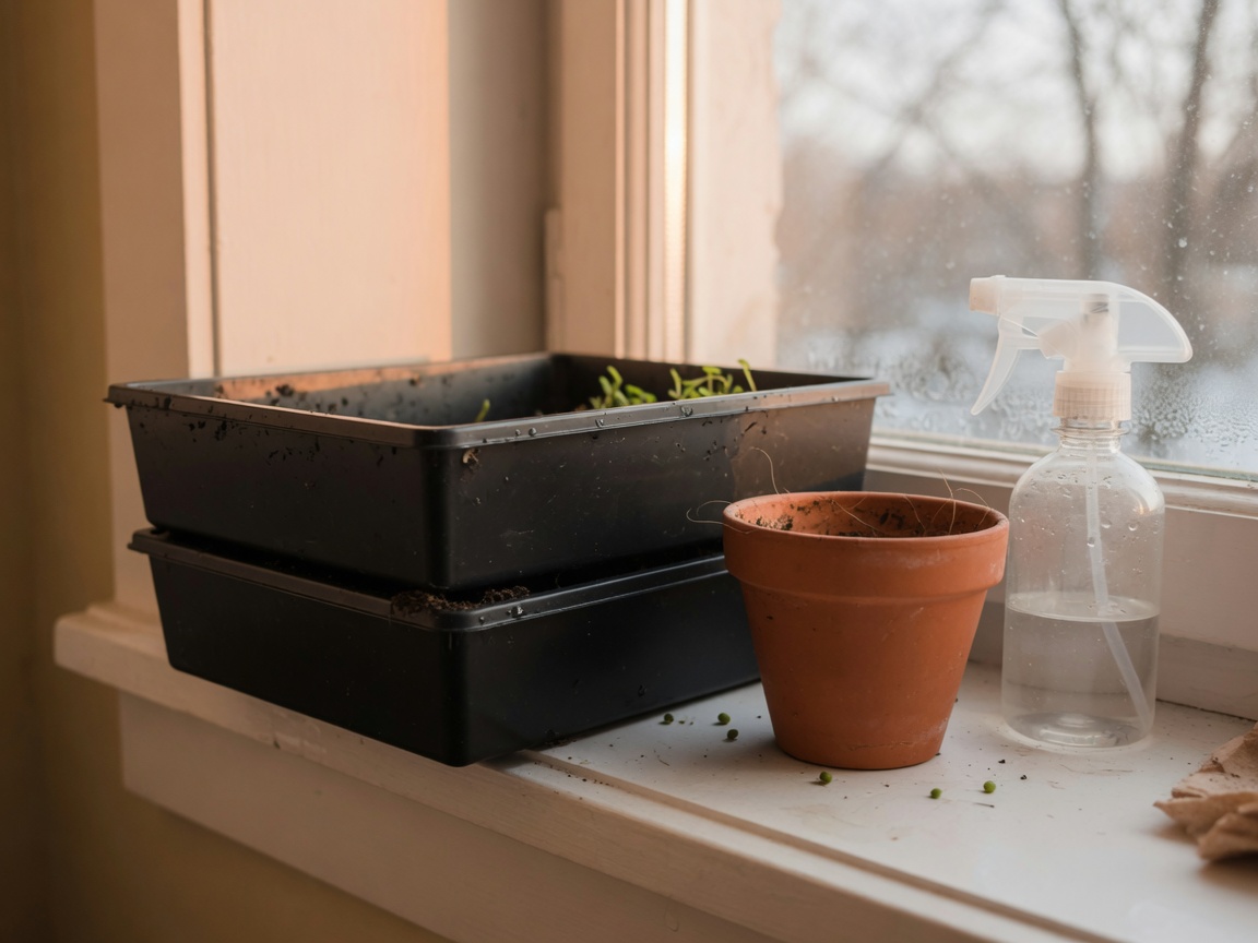 How to Grow Microgreens on a Windowsill (No Yard Needed) — blackout