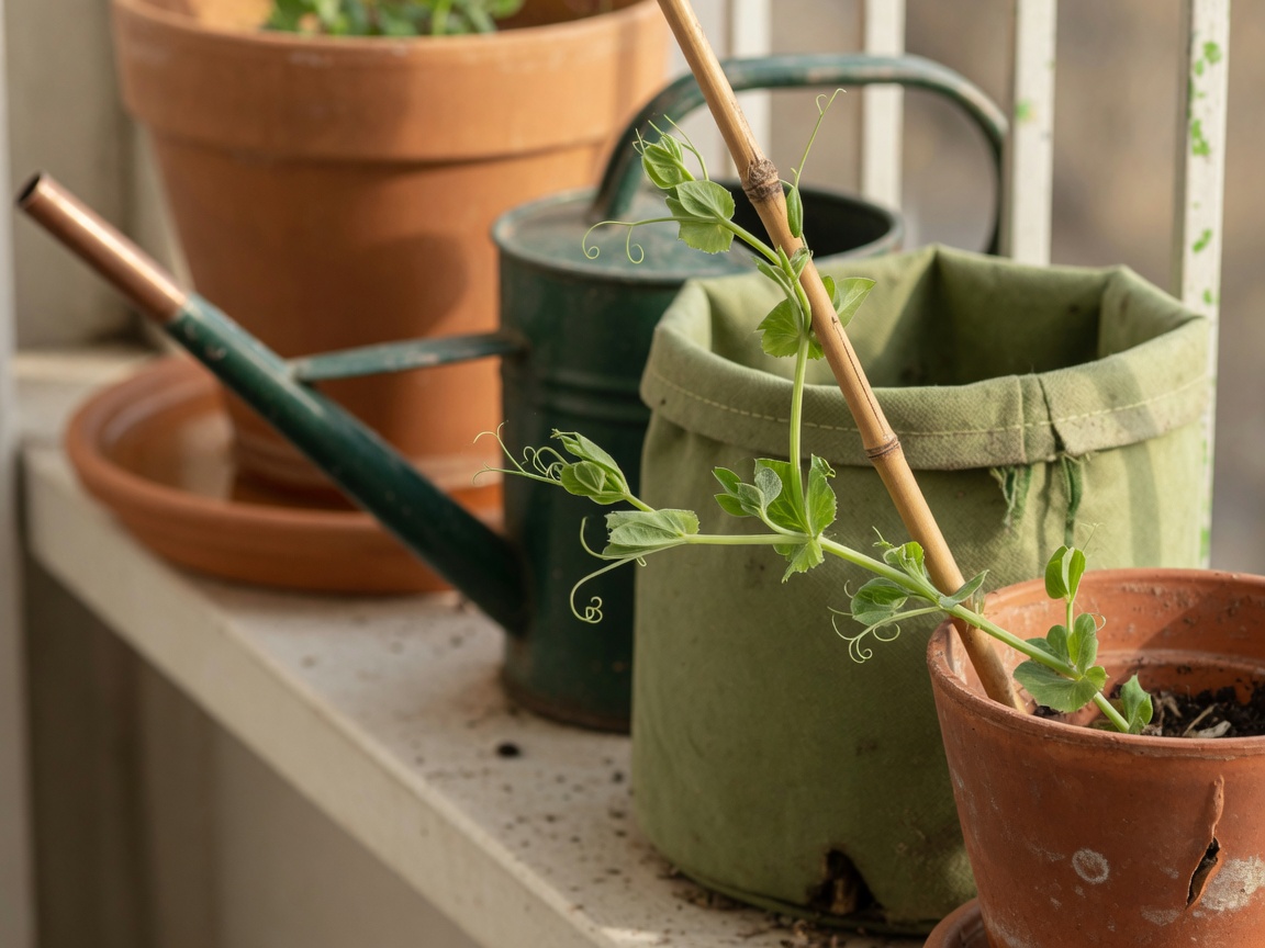How to Grow Peas in Containers (Even on a Balcony) — tendrils