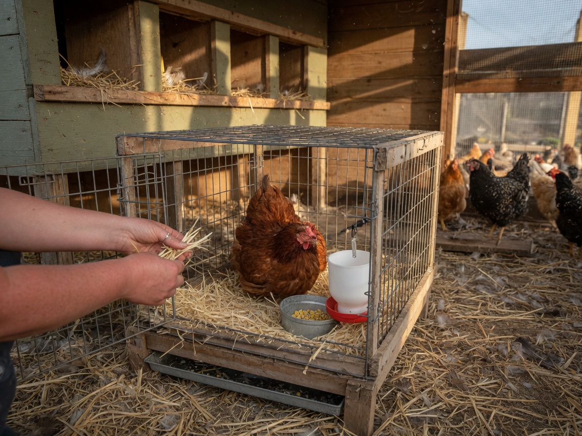 How to Handle a Broody Hen: Break Her or Let Her Sit — break brood