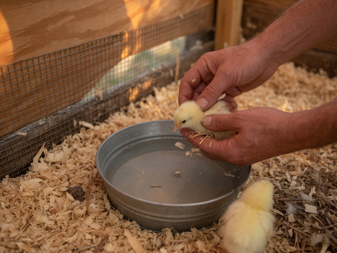 How to Help Chicks Recover From Shipping Stress — dip beak