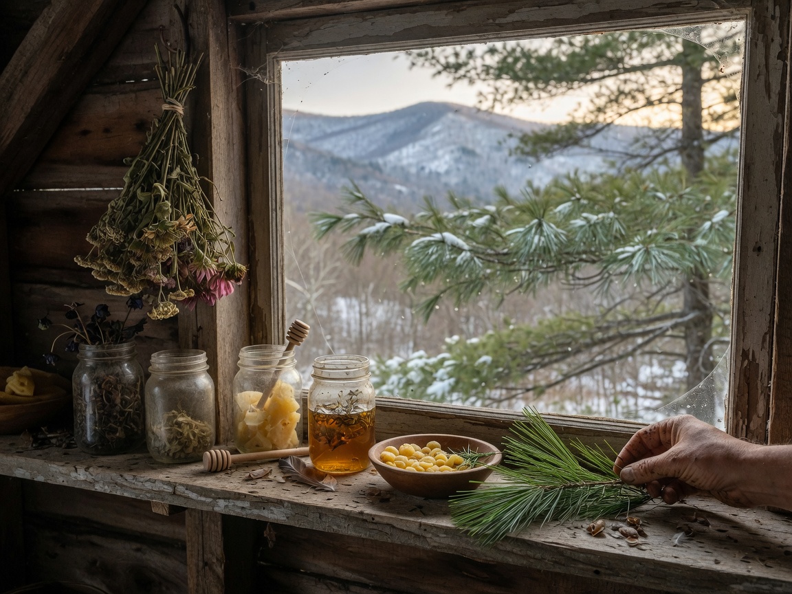 How to Identify Appalachian Medicinal Plants in Winter — white pine