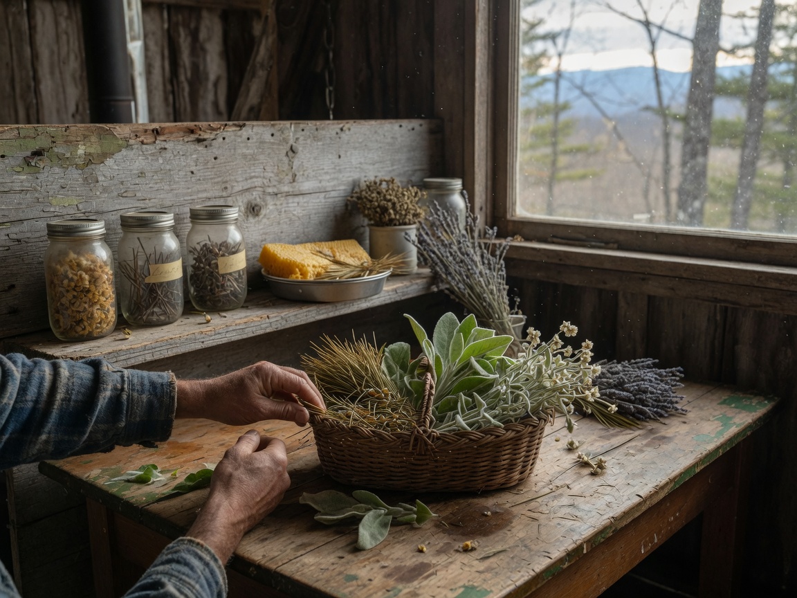 How to Identify Appalachian Medicinal Plants in Winter — winter gathering home