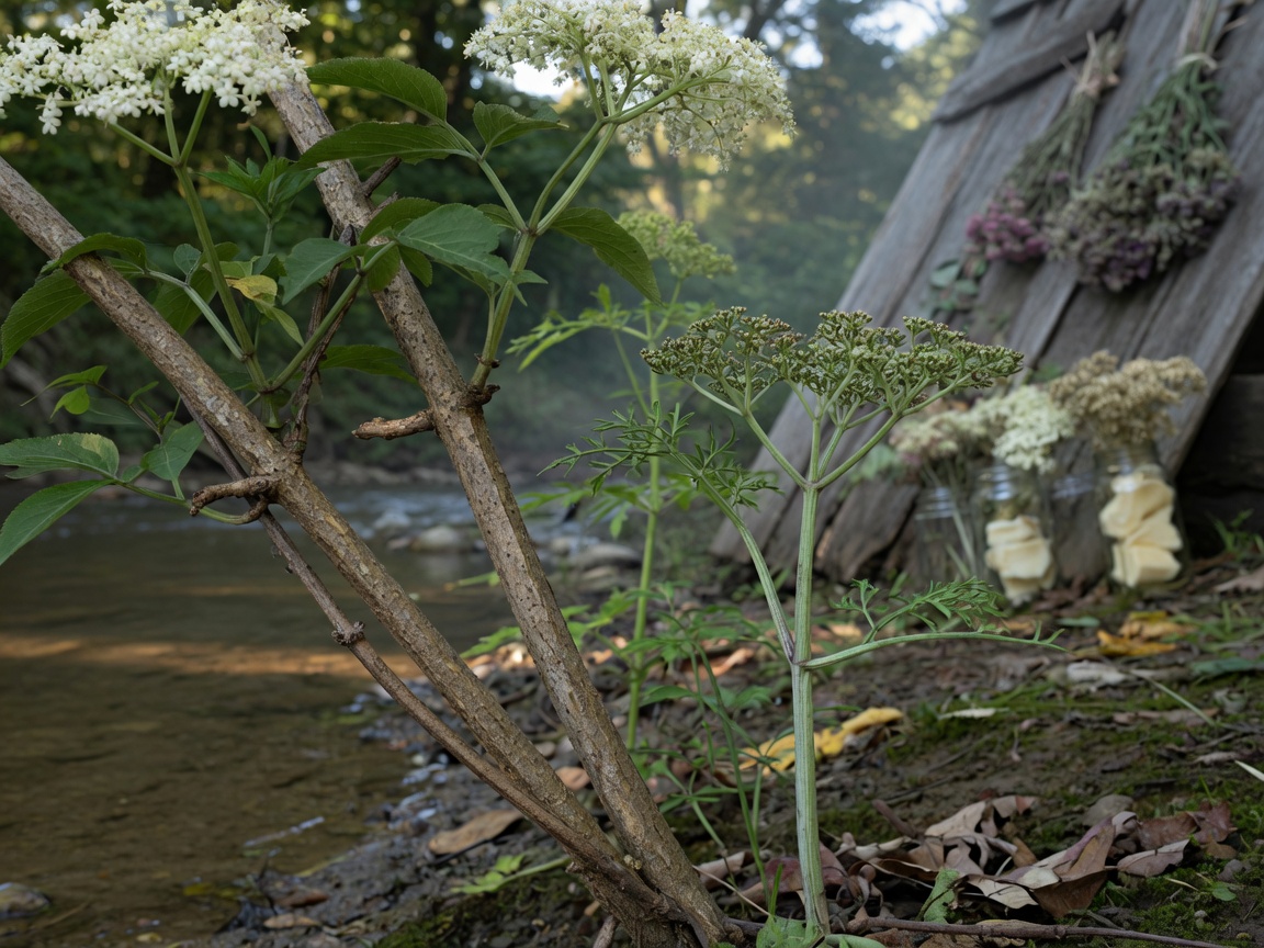 Dangerous Look-Alikes of Appalachian Medicinal Plants — elder vs hemlock