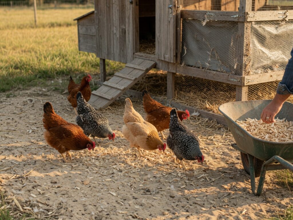 How to Keep a Chicken Run from Turning to Mud