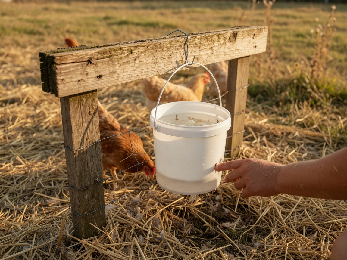 How to Keep Chicken Waterers Clean (Without Scrubbing Daily) — nipple waterer