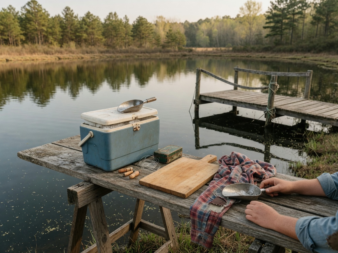 How to Keep Your Catch Fresh Until You Get Home — bank setup