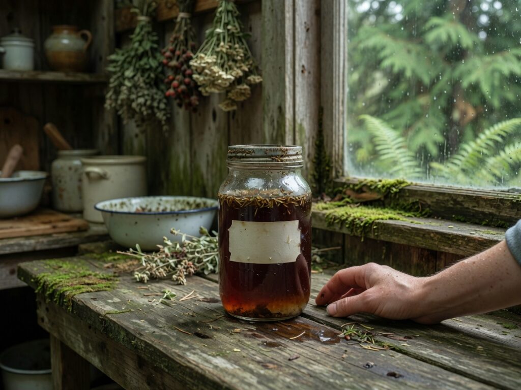 How to Make an Herbal Oxymel (Honey and Vinegar)