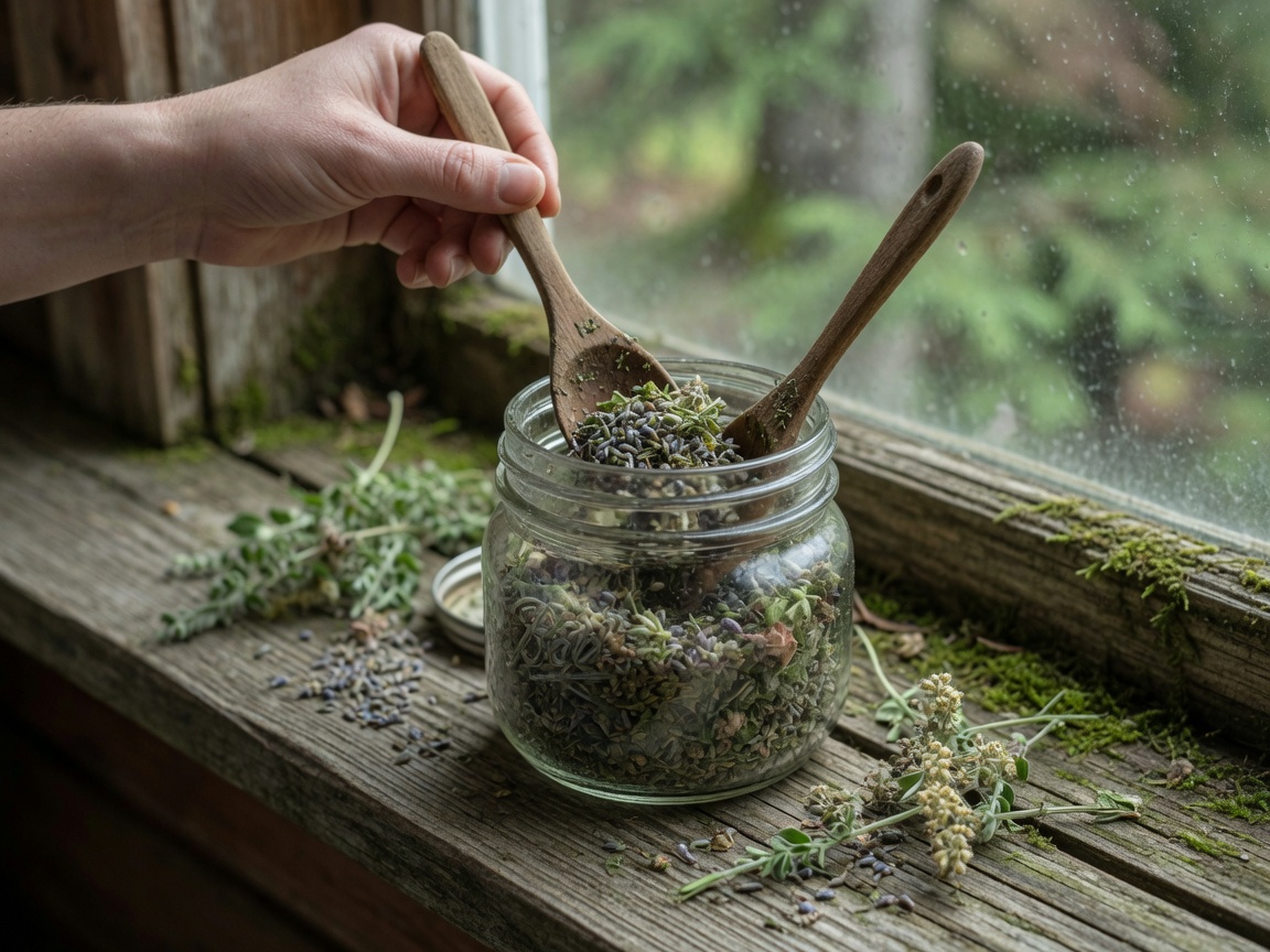 How to Make an Herbal Oxymel (Honey and Vinegar) — herb packing
