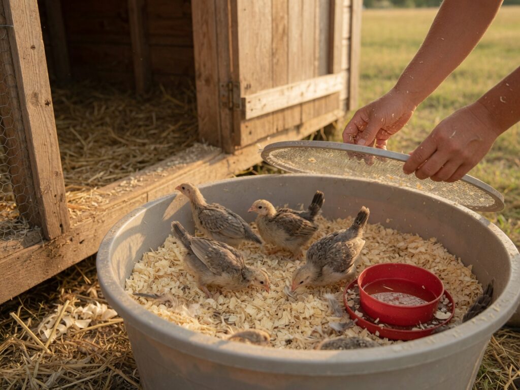 How to Move Chicks From the Brooder to the Coop Safely
