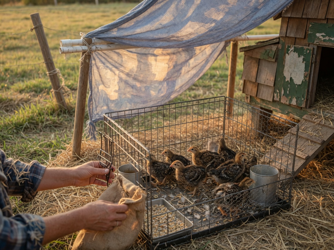 How to Move Chicks From the Brooder to the Coop Safely — harden off