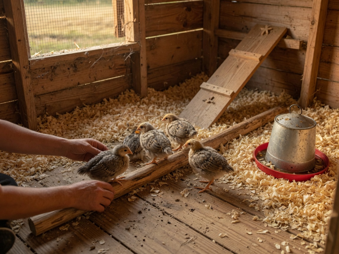 How to Move Chicks From the Brooder to the Coop Safely — first nights