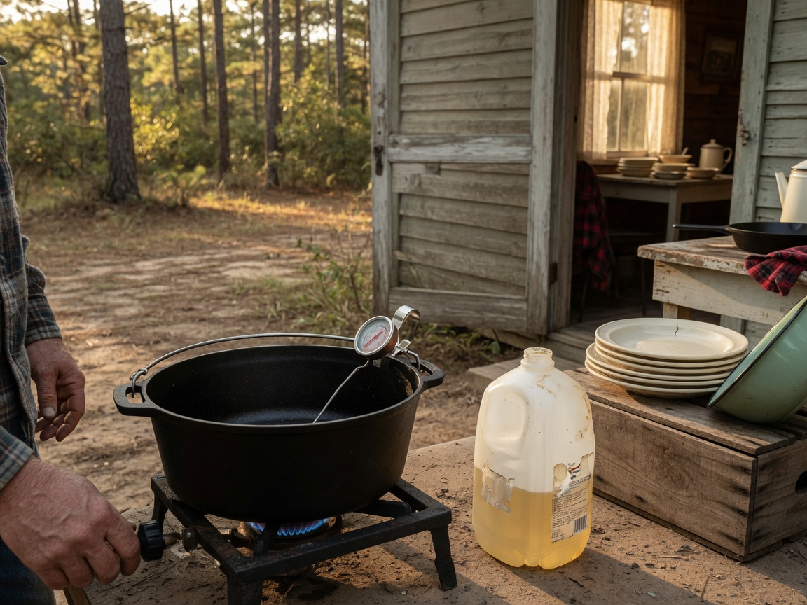 How to Plan a Holiday Fish Fry the Whole Family Loves — outdoor burner