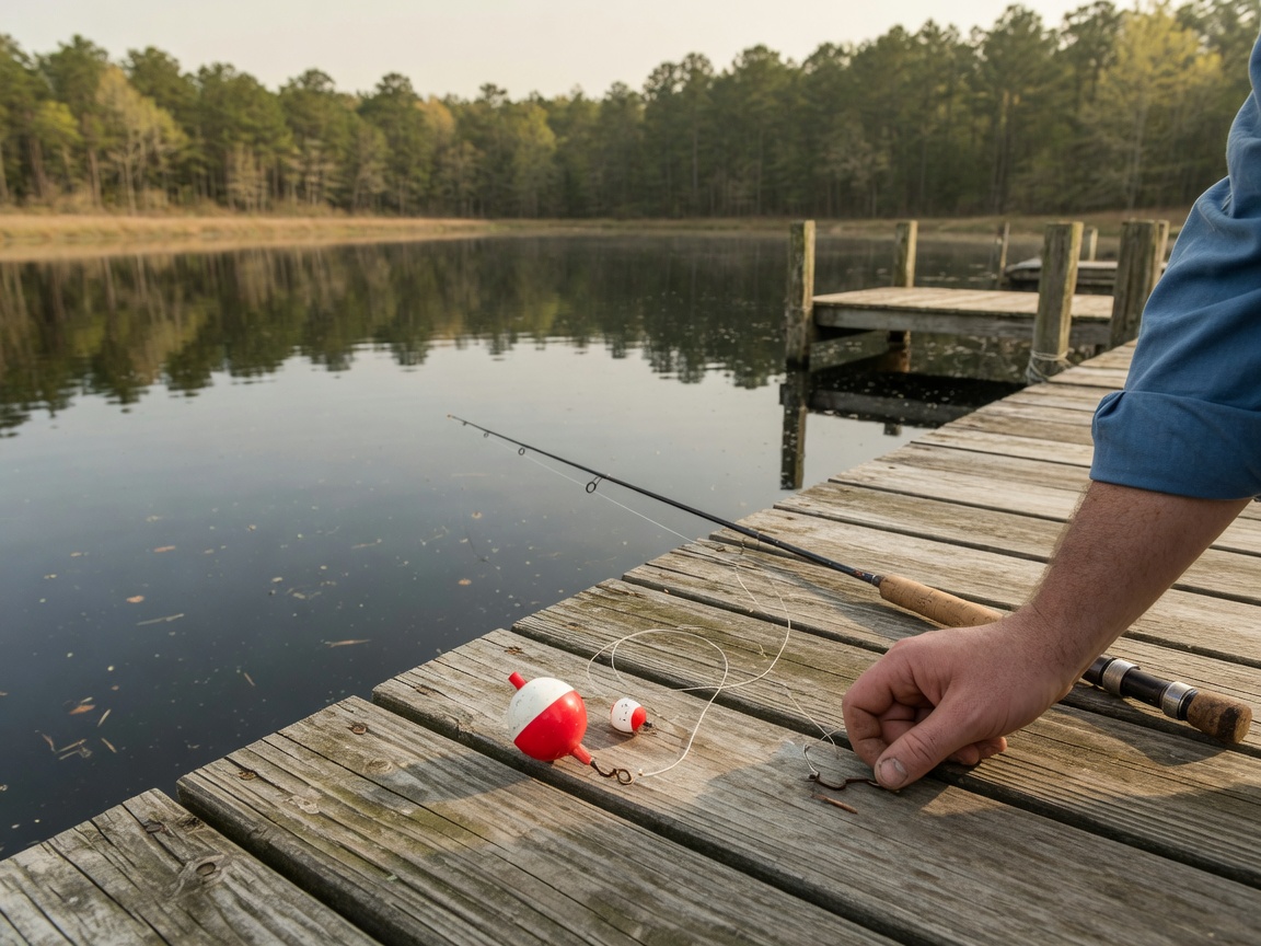 How to Rig a Bobber for Bluegill and Crappie — finished rig