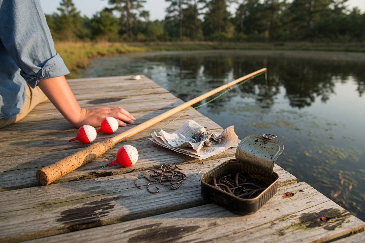 How to Teach a Kid to Fish (From an Old Hand) — cane pole gear
