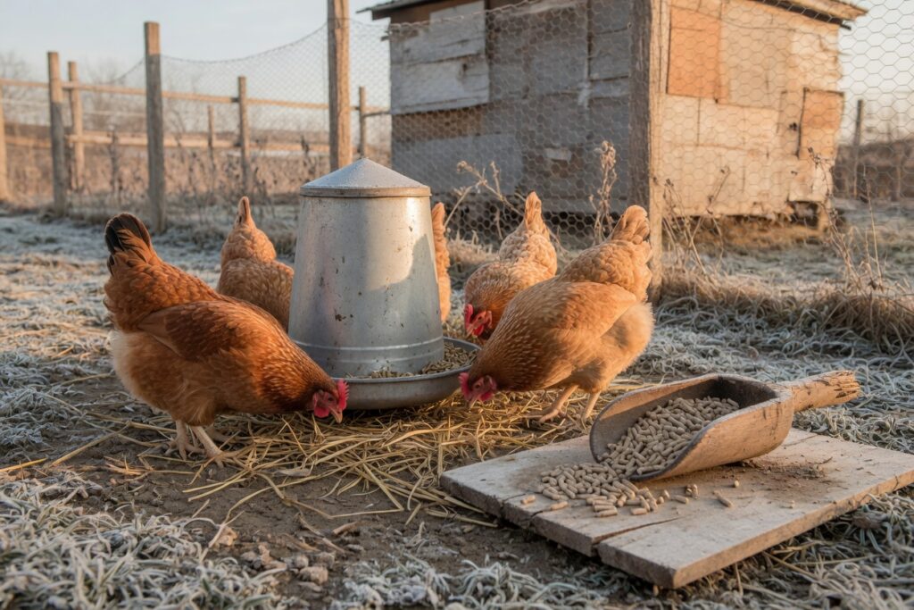 What to Feed Chickens in Winter (and What to Skip)