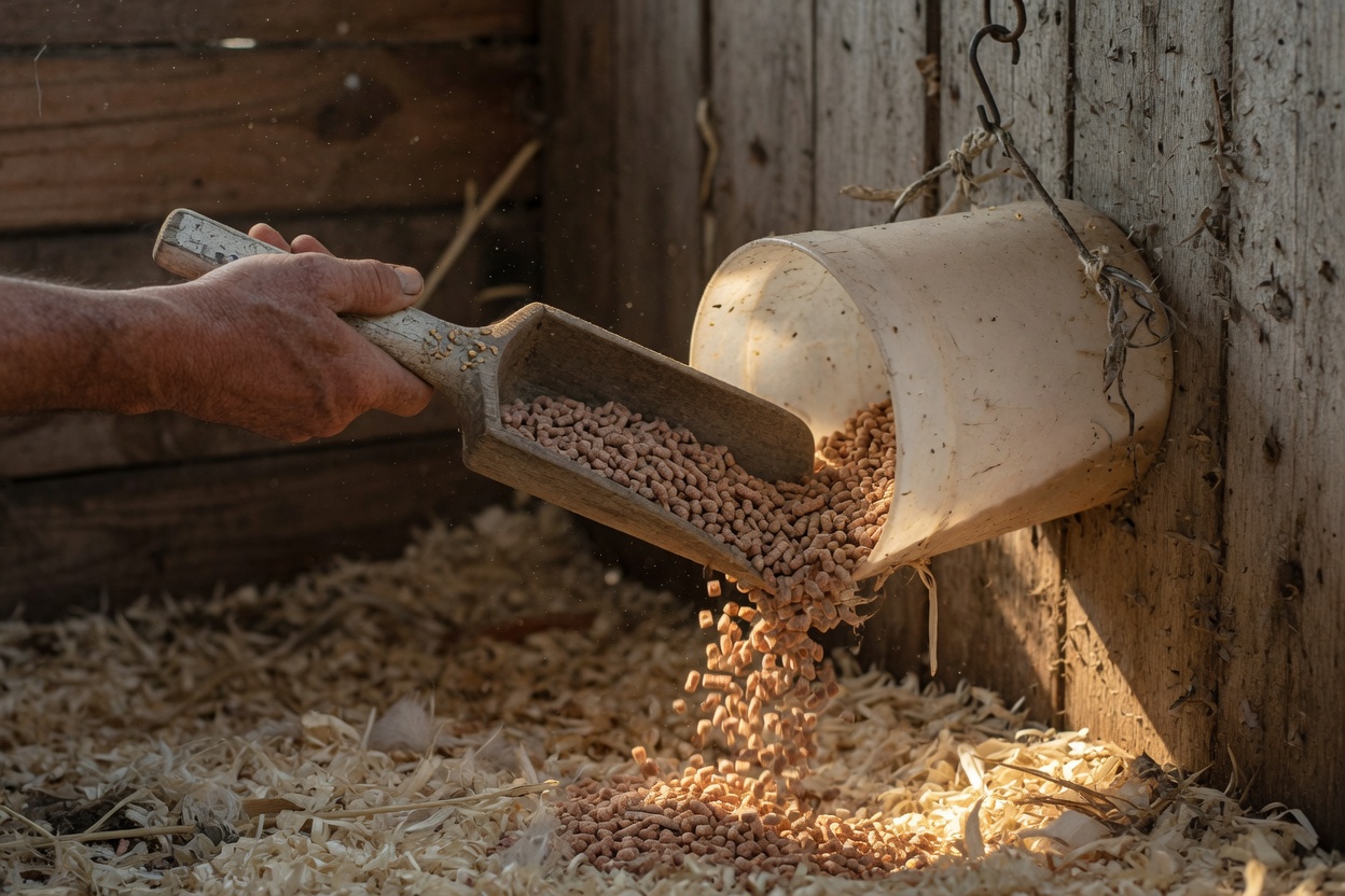 What to Feed Chickens in Winter (and What to Skip) — layer feed