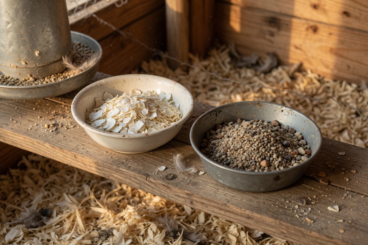 What to Feed Chickens in Winter (and What to Skip) — oyster shell grit
