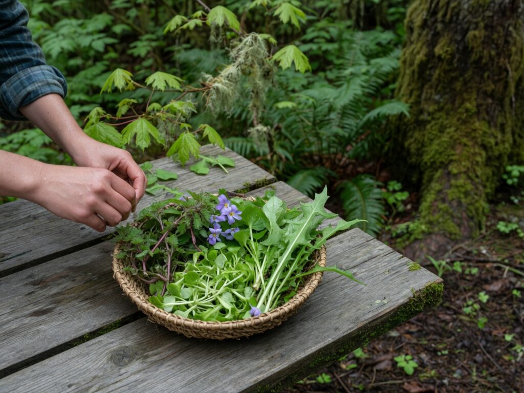 What to Forage in the Pacific Northwest in Spring
