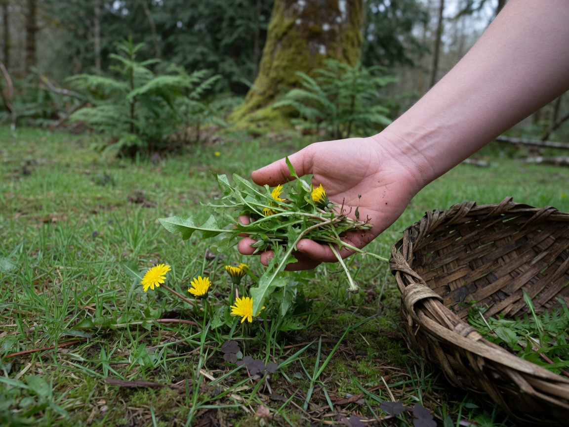 What to Forage in the Pacific Northwest in Spring — dandelion greens