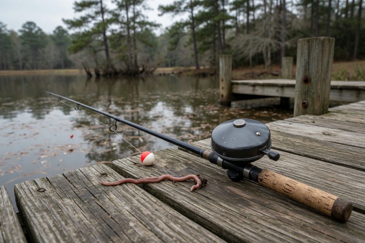 How to Bait a Hook with Nightcrawlers: A Beginner's Guide — rig