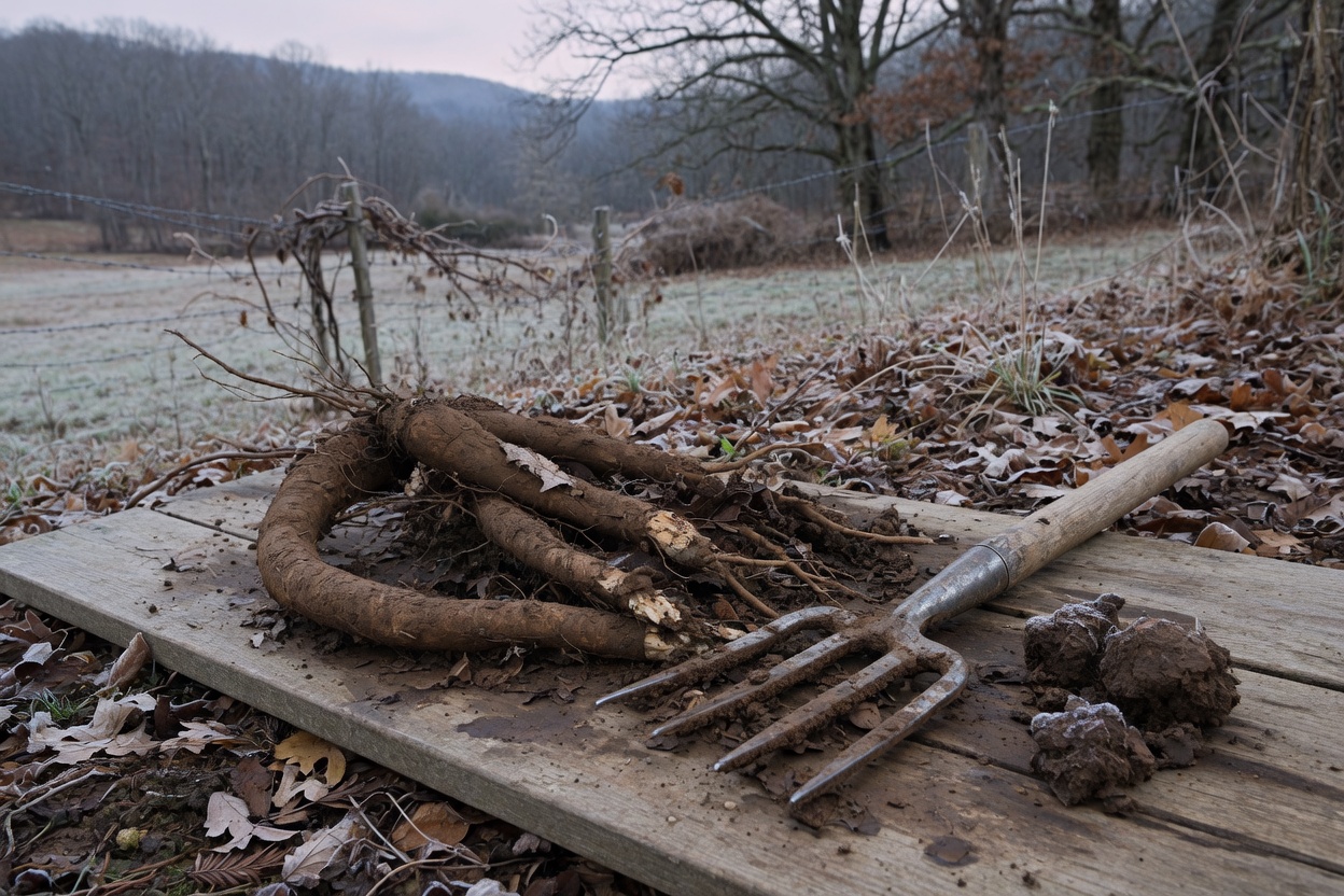 How to Forage Burdock Root in Appalachia: A Winter Dig — dig