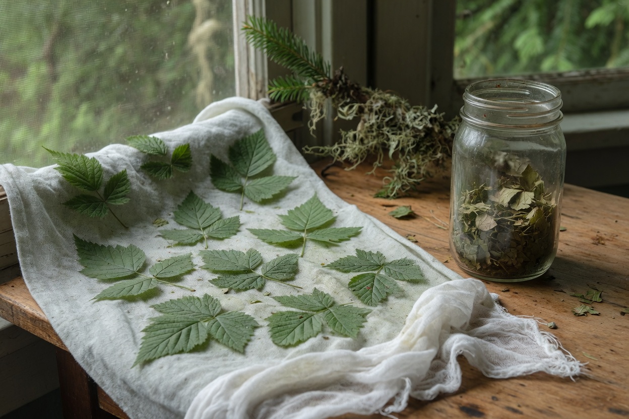 How to Forage and Use Salmonberry Shoots and Blossoms — dry
