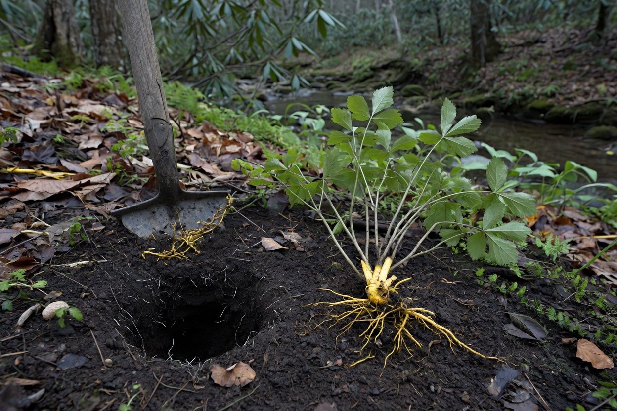 How to Forage and Use Yellowroot in the Southern Mountains — dig