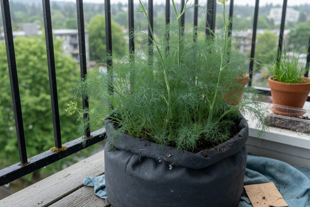 How to Grow Dill in Containers on a Balcony or Patio