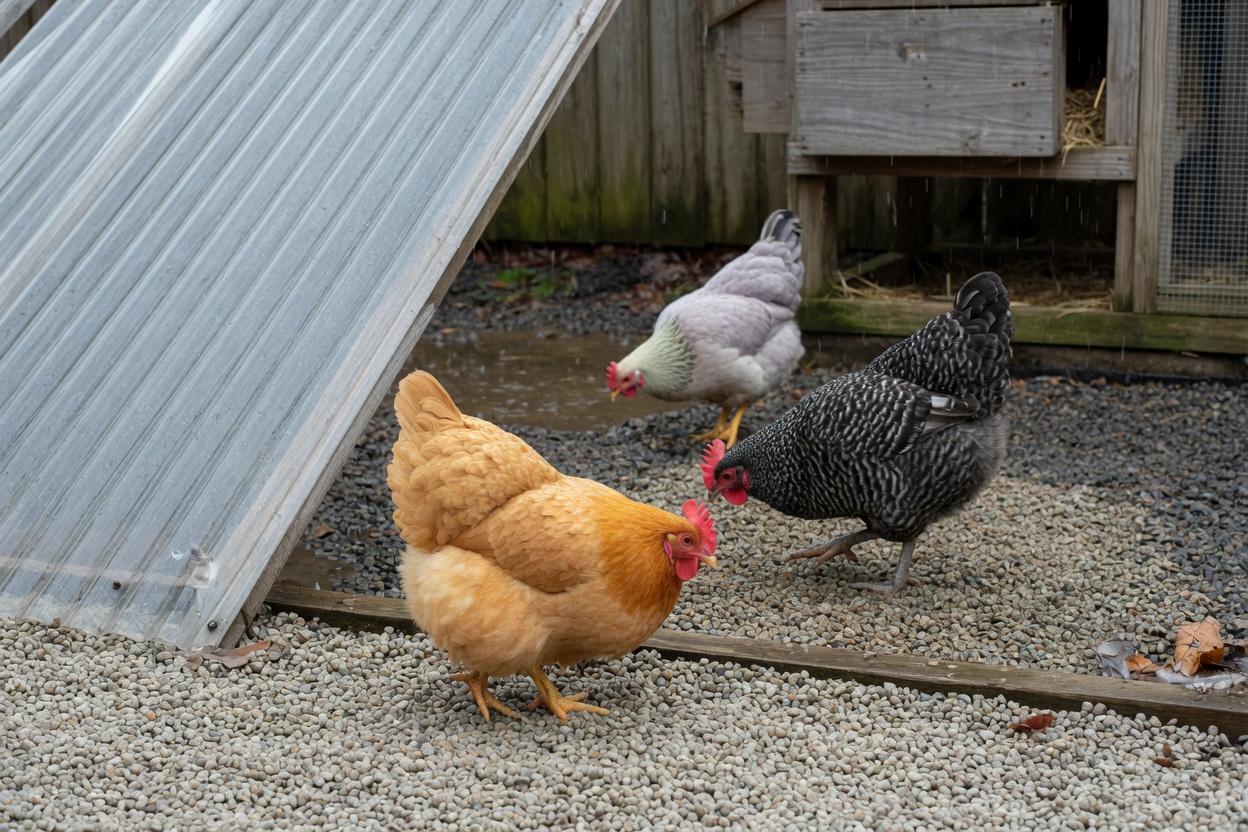 How to Keep Chickens Dry in a Wet Winter: A Coop Guide — run